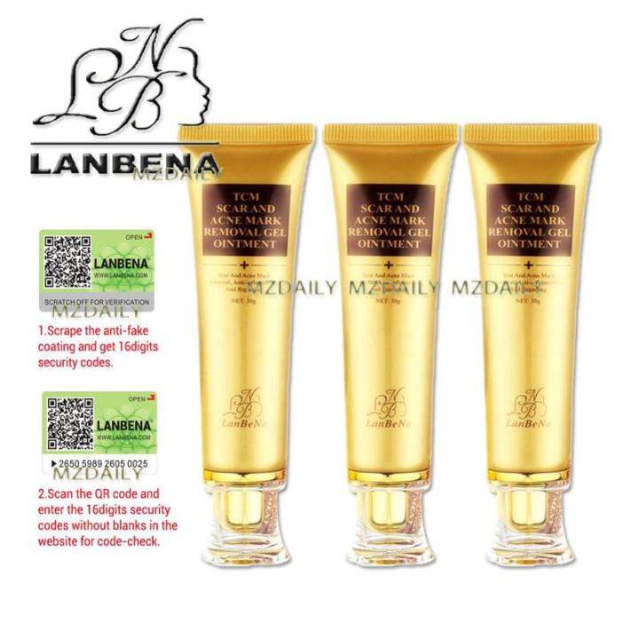 MZ wise (Set of 3) LANBENA Original TCM Acne Scar Removal Cream Skin