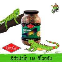 Repcal Adult Iguana Food อาหารอีกัวน่าโต (เม็ดใหญ่) แรปแคล มีส่วนผสมของผลไม้ กระปุกใหญ่ 1.13 กิโลกรัม