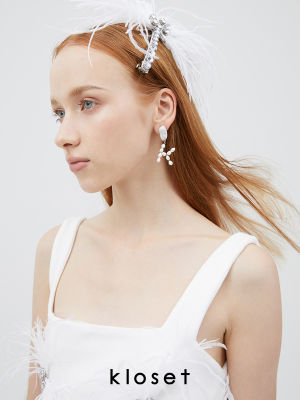 Kloset Kloset Mini Pearls Clip On Earrings (SS22-ACC003) ต่างหู ต่างหูตัวK ต่างหูkloset ต่างหูแฟชั่น ต่างหูมุข