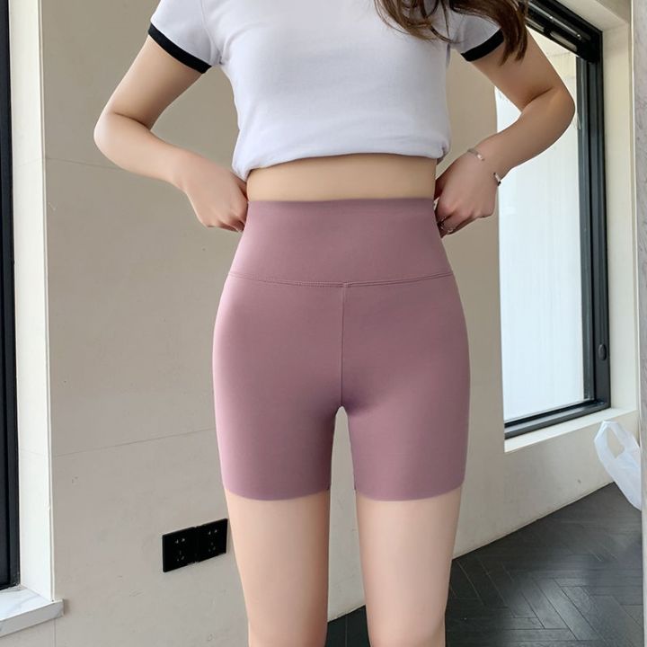 the-new-uniqlo-summer-thin-five-point-shark-pants-womens-outer-wear-anti-skid-riding-pants-shorts-belly-control-barbie-leggings