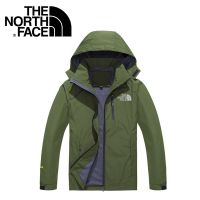 เสื้อแจ็กเก็ต มีฮู้ด กันน้ํา ลาย The North Face สําหรับกลางแจ้ง