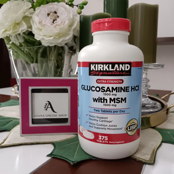 Kirkland Signature Glucosamine with MSM, 375 Tablets Lazada PH