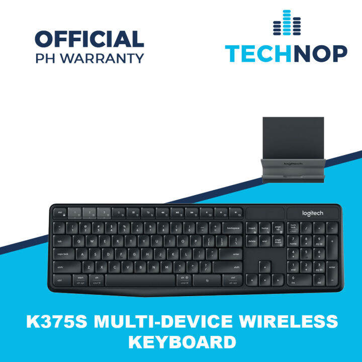 Logitech K375s MULTIDEVICE Wireless Keyboard and Stand Combo Lazada PH
