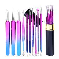 10PCS Blackhead Remover Kit Pimples Remove Blemish Removal Face Beauty Care Black Head Black dots Cleaning Tool Skin Cleansing