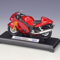 1:18 Scale Diecast SUZUKI Hayabusa GSX1300R รุ่นรถจักรยานยนต์มอเตอร์จักรยาน Miniature Race ของเล่นสำหรับคอลเลกชัน Gift