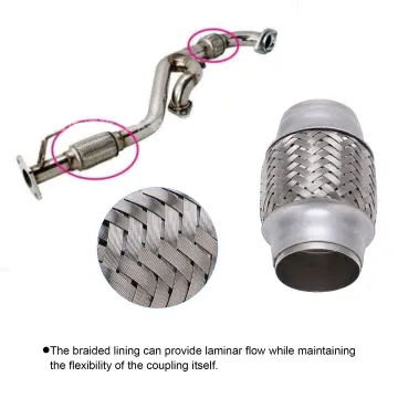 High Performance Flex Pipe Connector / Flexible Exhaust Pipe with High  Flexibility, Auto Muffler Exhaust Flexible Hose Pipe Flex Coupler Flexible  Connector~ - China Exhaust Pipe, Exhaust Bellow