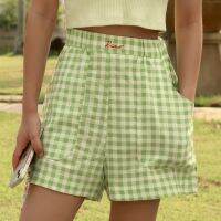 PLAYFUL SUMMER SHORTS | กางเกงขาสั้นเอวยางยืด - สี Melon Soda