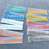 1 Pair Of DIY Reflective Motorcycle Stickers Decorative Fuel Tank Motor Side Car Damping Stickers Logo Pad Fairing Racing Brembo