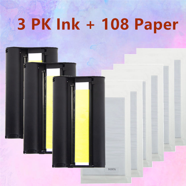 KP108IN KP36IN Compatible Canon Selphy Ink cartridge Photo Paper