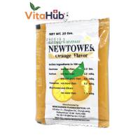 เกลือแร่ นิวทาวเวอร์ รสส้ม New Tower Newtower Electrolyte Beverage เครื่องดื่มเกลือแร่ 1ซอง ซองละ 20G