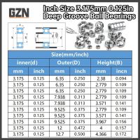 【LZ】✹♂  Rolamento de esferas profundo do sulco micro tamanho do Polegada diâmetro não padrão interno 3.175mm 0.125 Polegada diâmetro exterior 6.35mm 0.25 Polegada 10Pcs