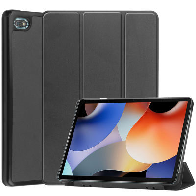 สำหรับ Blackview Tab 7 4G 10.1 Casing Tablet พับสามทบสำหรับ Blackview Tab7 4G 10.1นิ้วล้อรถเคสเปลือกแข็ง