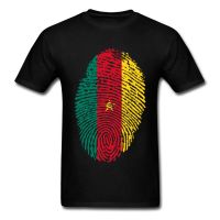 Best Tee Shirt For Men O Neck Casual Brands Faddish Tshirt Black Mens Short Shirt Cameroon Flag Fingerprint T Shirt Thumb Print|T-Shirts|   - AliExpress