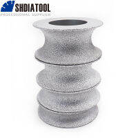 SHDIATOOL สูญญากาศ zed Diamond Grinding Disc ครึ่งรอบ75มม. DIY ล้อเพชรใช้แห้งหรือเปียก15202030มม.