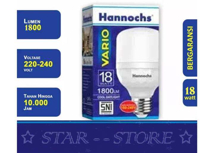 Hannochs Vario Lampu Led W Model Tabung Capsule Watt E Bohlam