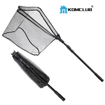 KOMCLUB Fishing Net, Folded Landing Nets with Telescopic Rod