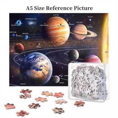 Solar System 1000 Piece Wooden Jigsaw Puzzles For Adults Space Puzzle With Fact Poster Wooden Jigsaw Puzzle 500 Pieces Educational Toy Painting Art Decor Decompression toys 500pcs