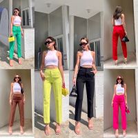 Camila high-waist pantทรงบอย7ส่วนป้ายpromthong ?