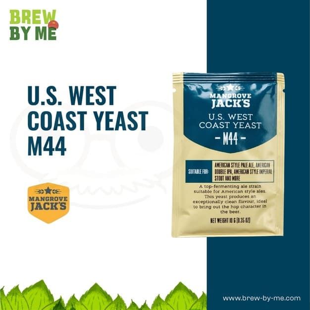 ยีสต์ทำเบียร์ US West Coast M44 Mangrove Jack’s #homebrew
