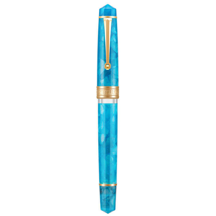 asvine-p20-piston-fountain-pen-effm-nib-ice-blue-acrylic-patterns-en-clip-smooth-writing-office-pen