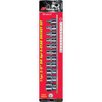 ชุดลูกบ๊อกซ์หัวจีบ 3/8" 11 ชิ้น - SOCKET SET 11pc 3/8"  DRIVE STAR