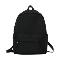 New Trend Backpack Fashion Canvas Women Backpack New Solid Color Shoulder Bags Solid Color Teenager Girl School Bag Mochilas