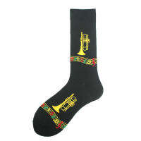 Happy Design ตลกถุงเท้าผู้ชาย unisex แกะเบียร์ไดโนเสาร์รูปแบบ sokken divertidos jacquard calcetines unisex Hi Hop สเก็ตบอร์ด...