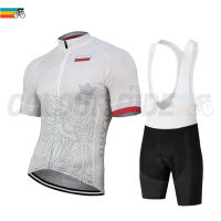 Poland National Bike Team Jersey Set Men Cycling Clothing Bicycle Sweatshirt Suit Summer Breathable Short Sleeve Race Uniform