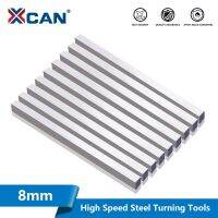 XCAN Linear Shaft Rod 8mm High Speed Steel Turning Tools CNC Lathe Turning Tool Bar White Steel Lathe Machining Tools