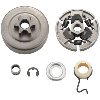 Sprocket Clutch 3/8 Inch For Stihl 017 018 021 023 025 Ms170 Ms180 Ms210 Ms230 Ms250 Chainsaw With Washer E-Clip Kit Replace 1123 640 2003,1123 640 2073
