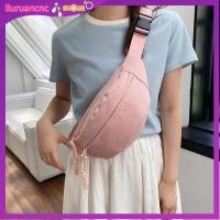 LIURU กันน้ำกันน้ำได้ กระเป๋าผ้าใบแคนวาส สีทึบทึบ จุได้มาก กระเป๋า Crossbody ง่ายๆ กระเป๋าถือแบบถือ สำหรับผู้หญิง