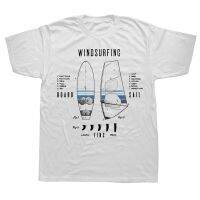 Funny Windsurfing Equipment Gear Board Sail T Shirts Streetwear Short Sleeve Birthday Gifts Casual Harajuku T-shirt Camisetas XS-4XL-5XL-6XL