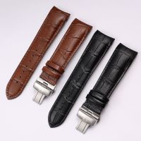 Genuine Calf Leather Watchband Watch Band Strap for Tissot COUTURIER T035 T035617 627 T035439 Watch Band 22/23/24mm Brush Buckle