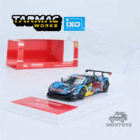 Tarmac Works X IXO 1:64 488 GT3 RB สีน้ำเงิน #30รถโมเดล Diecast