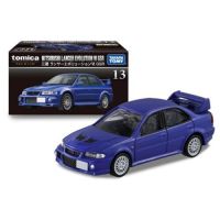 รถเหล็กTomica Premium no13  Mitsubishi Lancer Evolution VI GSR - Blue ของแท้