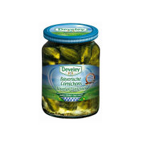 Bavarian Cornichons Size 330  ml. By DEVELEY