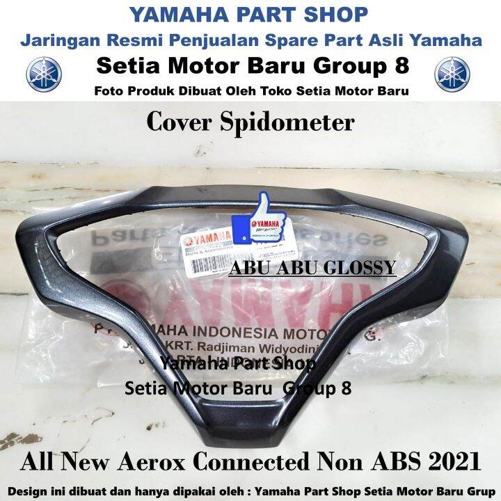 Cover Ring Speedometer Spido Meter Abu Abu Glossy All New Aerox ...