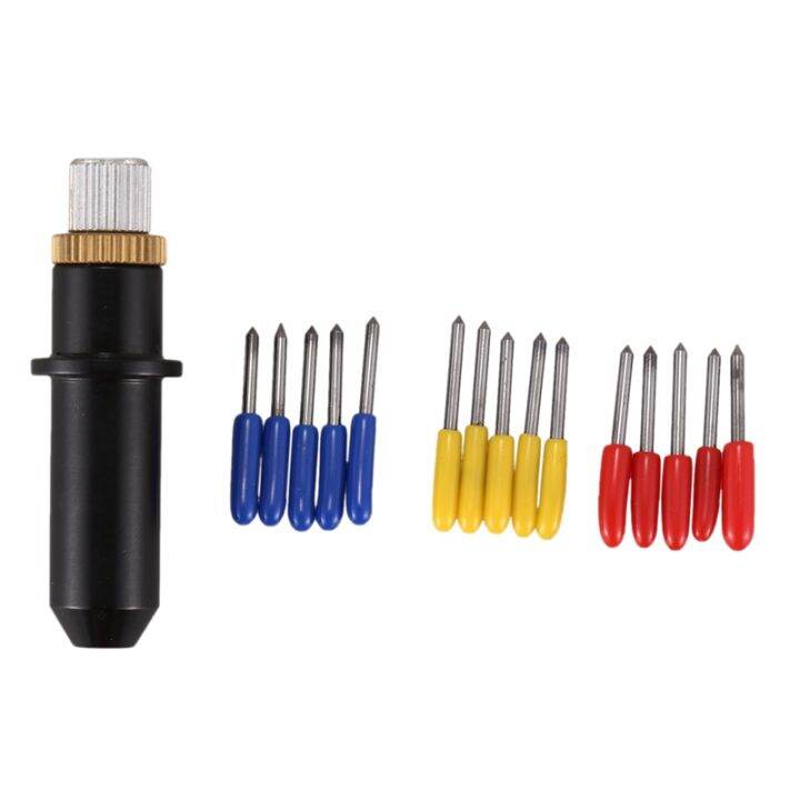 16Pc 30/45/60 Degrees Mimaki Cricut Cutting Plotter Vinyl Cutter Blades