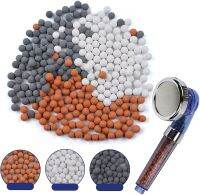 Zloog Shower Filter Stones Beads Balls Filtration Stone for Filtered