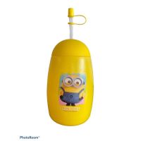 Minion กระบอกน้ำพร้อมหลอด  ลิขสิทธิ์แท้ ?