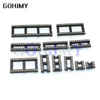 ✁卍 10PCS Round Hole IC socket Connector DIP 6 8 14 16 18 20 24 28 40 pin Sockets DIP6 DIP8 DIP14 DIP16 DIP18 DIP20 DIP28 DIP40 PIN