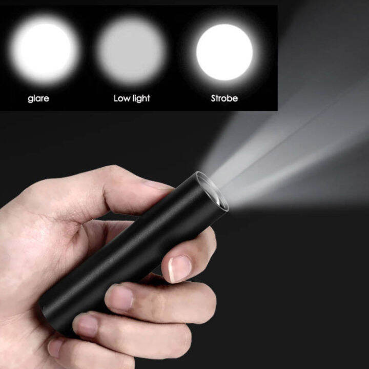 ซูเปอร์ที่มีประสิทธิภาพไฟฉาย-led-mini-flashlight-แบบชาร์จโคมไฟแบบพกพามัลติฟังก์ชั่พวงกุญแจแสงกลางแจ้งตั้งแคมป์ตกปลาโคมไฟ