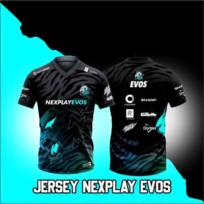 เสื้อกีฬาแขนสั้น ลายทีม Nexplay Evos MPL PH 2021