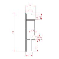 Luo Sha 80 Screen window aluminium profile 80 Car Window Shade Material Screen window aluminium profile Car Window Shade Frame Aluminum Alloy Material Window Material