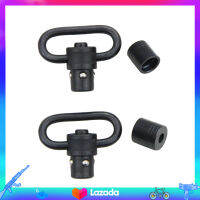 Usce 1คู่1นิ้วปุ่มกดปลดล็อคสายได้อย่างรวดเร็วหมุน Mo/Unt Sling QD Loop Adapter Wa/rgame Hu /Nting