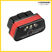 KONNWEI KW901 OBDII BT 4.0เครื่องทดสอบเครื่องทดสอบทางการวินิจฉัยความผิดปกติของเครื่องยนต์รถไร้สายเครื่องมือสแกนสแกนเนอร์รถยนต์วินิจฉัย