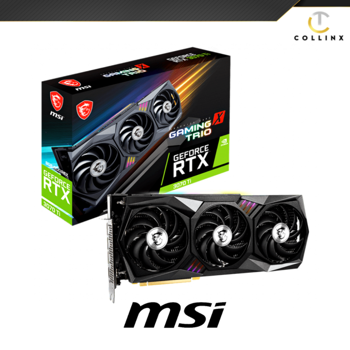 RTX 3070 MSI Gaming X Trio Gaming Graphics Card 8GB Nvidia GeForce