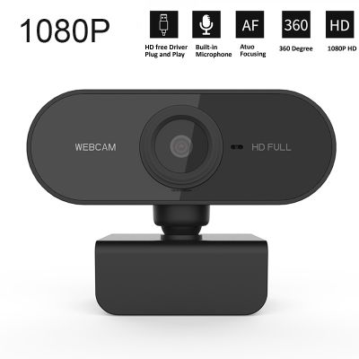 ✜ WebCam 1080P HD camera for computer para pc Rotatable Cameras for Live Broadcast Video Calling Conference Work Computer Webcam