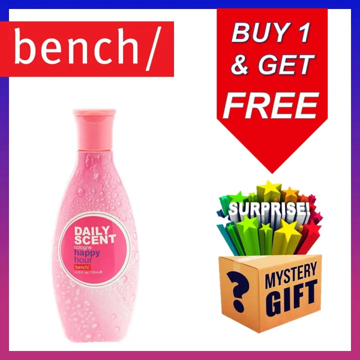 Bench Daily Scents Happy Hour Cologne with FREE Suprise Mystery Gift
