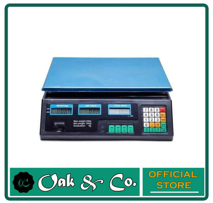 Original Rechargeable Digital Electronic Price Computing Weighing Scale
